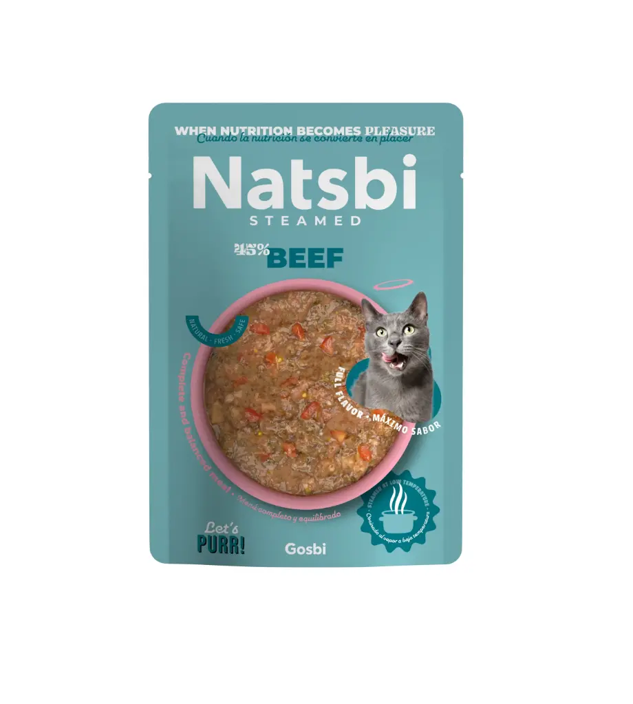 Natsbi Cat Steamed Beef