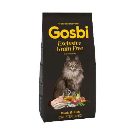 Gosbi Exclusive Grain Free Duck & Fish Cat Sterilized