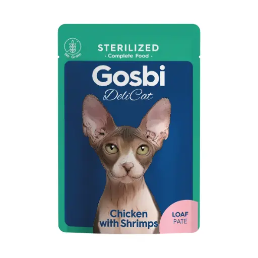 [72078] Gosbi Delicat Sterilized Chicken with Shrimps Loaf